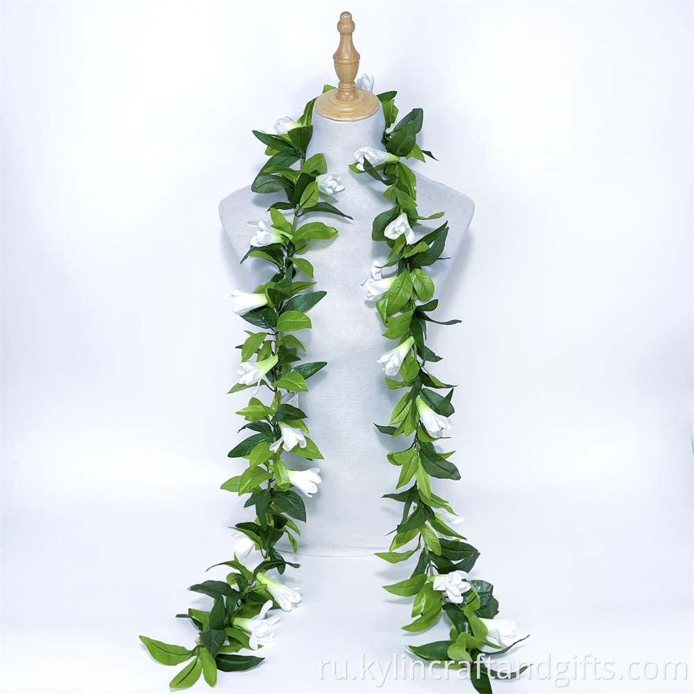 Kn Hl135 Maile Leaf Tuberose Lei